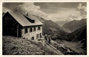 Ansichtskarte / Postkarte Alp Grüm Kt. Graubünden, Hotel-Restaurant Belvedere