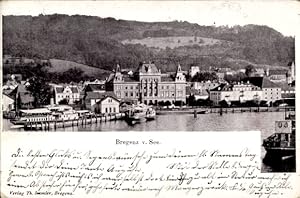 Ansichtskarte / Postkarte Bregenz am Bodensee Vorarlberg, Teilansicht