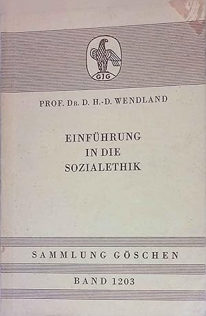 Einführung in die Sozialethik. Sammlung Göschen ; Bd. 1203