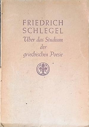 Image du vendeur pour ber das Studium der griechischen Poesie. mis en vente par books4less (Versandantiquariat Petra Gros GmbH & Co. KG)