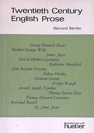 Seller image for Twentieth century English prose; Teil: 2. Huebers fremdsprachliche Texte ; Nr. 72 for sale by books4less (Versandantiquariat Petra Gros GmbH & Co. KG)