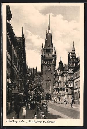 Ansichtskarte Freiburg i. Br., Martinstor