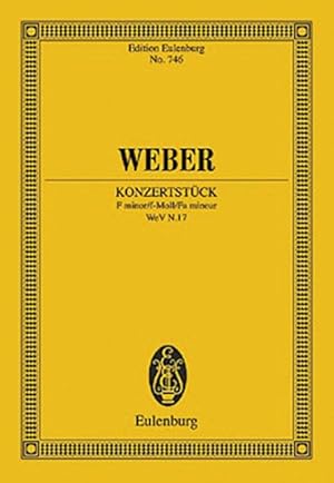 Image du vendeur pour Piano Concerto in F Minor Op. 79 : Study Score mis en vente par GreatBookPrices