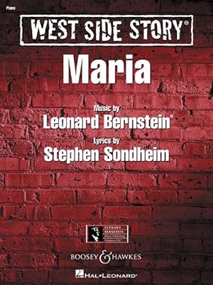 Image du vendeur pour Maria : West Side Story mis en vente par GreatBookPrices