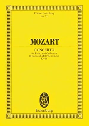 Seller image for Piano Concerto 20 K. 466 Dmn for sale by GreatBookPrices
