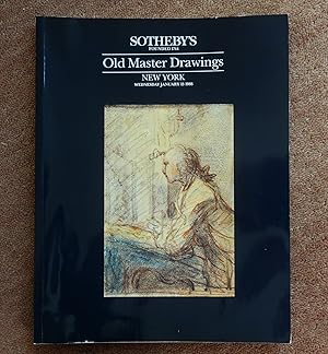 Old Master Drawings, 13 January 1988. Sotheby's New York Auction Catalogue VALLORI