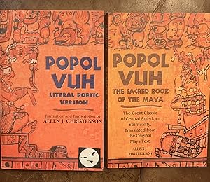 Immagine del venditore per Popol Vuh The Sacred Book Of The Maya The Great Classic Of Central American Spirituality, Translated from the Original Maya Text And Popol Vuh Literal Poetic Version Transcription and Translation TWO ORIGINAL VOLUMES venduto da Three Geese in Flight Celtic Books