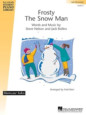 Imagen del vendedor de Frosty the Snowman : Level 3 Sheet Music : Piano a la venta por GreatBookPrices