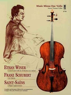 Seller image for Ethan Winer Concerto for Cello & Orchestra in A Minor; Franz Schubert Ave Maria; Saint-Saens Allegro Appassionato for sale by GreatBookPrices