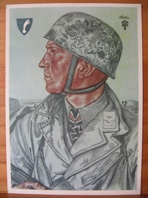 Hauptmann Delica, Führer der Fallschirmjäger, die das stärkste belgische Fort Eben Emael außer Ge...