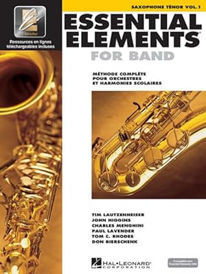 Image du vendeur pour Essential Elements for Band : Saxophone Tenor Vol.1 -Language: French mis en vente par GreatBookPrices