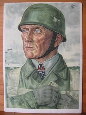 Oberst Bräuer, Kommandeur eines Fallschirmjäger-Regiments.