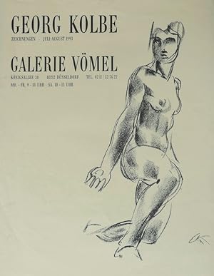 GEORG KOLBE - (Galerie Vömel - OriginalPlakat / 1993)