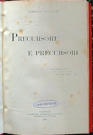Precursore e precursori