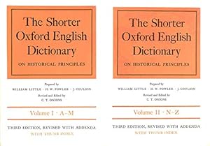 Bild des Verkufers fr Shorter Oxford English Dictionary zum Verkauf von WeBuyBooks