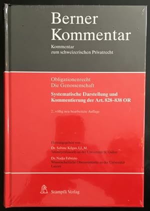 Berner Kommentar: Obligationenrecht - Die Genossenschaft: Systematische Darstellung und Kommentie...