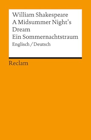 Imagen del vendedor de A Midsummer Night's Dream / Ein Sommernachtstraum: English / Deutsch a la venta por Express-Buchversand