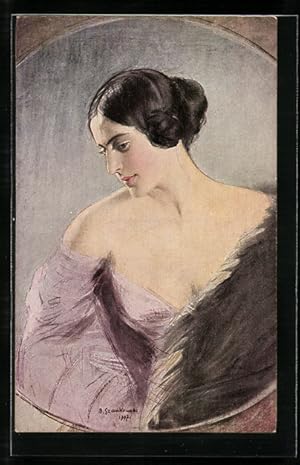 Künstler-Ansichtskarte Raphael Tuck, Sons Nr. 1236: La Femme