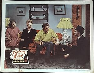 Seller image for Fighting Back Lobby Card #3 1948 Paul Langton, Jean Roders held at gunpoint! for sale by AcornBooksNH