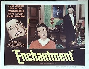 Imagen del vendedor de Enchantment Lobby Card #2 1949 David Niven, Teresa Wright! a la venta por AcornBooksNH