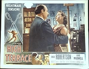 Immagine del venditore per High Terrace Lobby Card 1956 Eric Pohlmann, Lois Maxwell! venduto da AcornBooksNH