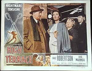 Image du vendeur pour High Terrace Lobby Card 1956 Lois Maxwell, Jameson Clark! mis en vente par AcornBooksNH