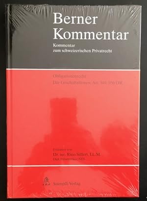 Berner Kommentar: Obligationenrecht - Die Geschäftsfirmen, Art. 994-956 OR.