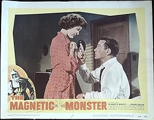 Immagine del venditore per The Magnetic Monster Lobby Card #8 1953 Richard Carlson & Jean Byron! venduto da AcornBooksNH