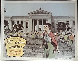 Seller image for We were Strangers Lobby Card #4 1949 Jennifer Jones! for sale by AcornBooksNH