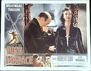 Imagen del vendedor de High Terrace Lobby Card 1956 Lionel Jefferies, Lois Maxwell! a la venta por AcornBooksNH