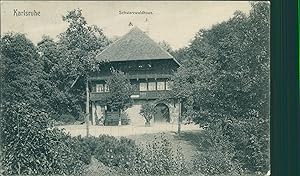 Ansichtskarte (a67 ) Baden-Württemberg Karlsruhe 1907 Schwarzwaldhaus (II)