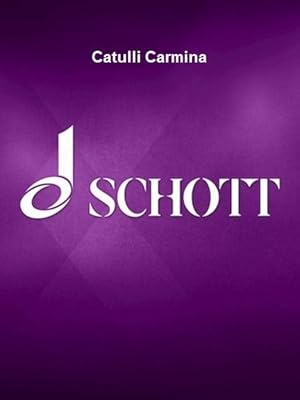 Seller image for Catulli Carmina/ Die Lieder des Catull for sale by GreatBookPrices