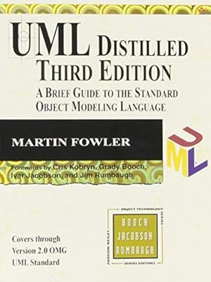 Bild des Verkufers fr UML Distilled: A Brief Guide to the Standard Object Modeling Language (Addison-Wesley Object Technology Series) zum Verkauf von WeBuyBooks