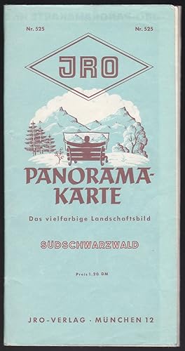 JRO Panorama-Karte Südschwarzwald Nr. 525 Landschaftsbild Panoramakarte Landkarte