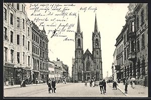 Ansichtskarte Hof, die Michaeliskirche in der Altstadt