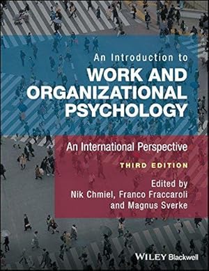 Bild des Verkufers fr An Introduction to Work and Organizational Psychology: An International Perspective, 3rd Edition zum Verkauf von WeBuyBooks