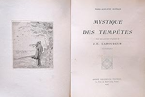 Image du vendeur pour Mystique des temptes avec une gravure originale de J.E. Laboureur en frontispice mis en vente par Librairie Lis Tes Ratures