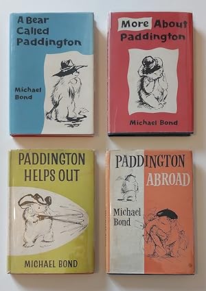 Immagine del venditore per Full Set Of The Paddington Bear Books: A Bear Called Paddington, More About Paddington, Paddington Helps Out, Paddington Abroad, Paddington At Large, Paddington Marches On, Paddington At Work, Paddington Goes To Town, Paddington Takes The Air, Paddington On Top, Paddington Takes The Test venduto da Hornseys