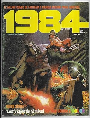 1984 Comic de la Fantasia y Ciencia Ficción para adultos.Nº 10 2ª edición