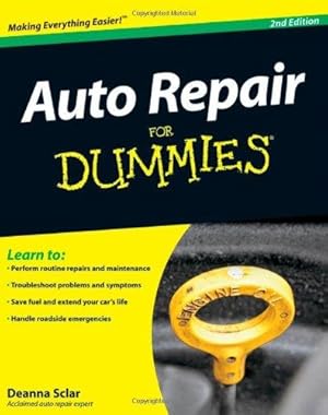 Bild des Verkufers fr Auto Repair For Dummies (For Dummies Series) zum Verkauf von WeBuyBooks