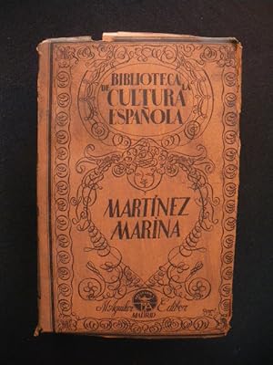 Imagen del vendedor de Martnez Marina a la venta por Vrtigo Libros