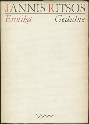 Seller image for Erotika. Gedichte. Aus dem Neugriechischen von Thomas Nicolaou. for sale by Schsisches Auktionshaus & Antiquariat