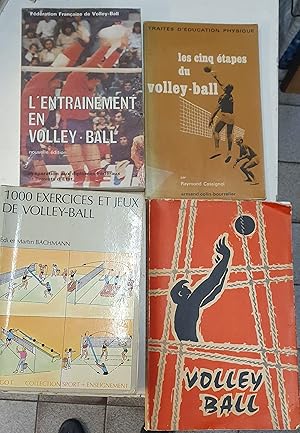 Volley-ball - Lot de 4 livres