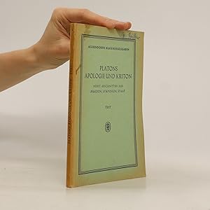 Image du vendeur pour Platons Apologie und Kriton : nebst Abschnitten aus Phaidon, Symposion und Staat mis en vente par Bookbot