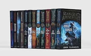 Immagine del venditore per Complete set of the Ranger's Apprentice series. [The Ruins of Gorlan; The Burning Bridge; The Icebound Land; The Battle for Skandia; The Sorcerer of the North; The Siege of Macindaw; Erak's Ransom; The Kings of Clonmel; Halt's Peril; The Emperor of Nihon-Ja; The Lost Stories; The Royal Ranger.] venduto da Peter Harrington.  ABA/ ILAB.