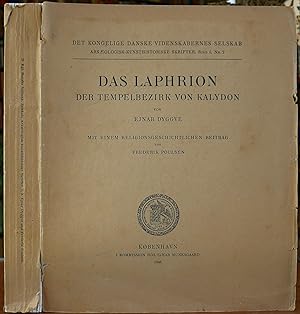 Seller image for Das Laphrion. Der Tempelbezirk von Kalydon. Mit einem religionsgeschichtlichen Beitrag for sale by Gurra's Books