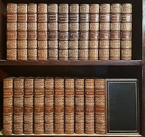 [FINE LEATHER-BOUND SET]. Montezuma Edition. The Works of William H. Prescott in Twenty-Two Volumes