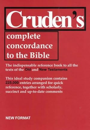 Bild des Verkufers fr Cruden's Complete Concordance to the Bible zum Verkauf von WeBuyBooks