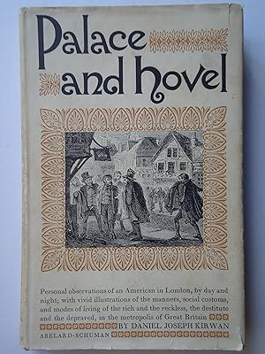Bild des Verk�ufers f�r PALACE AND HOVEL or Phases of London Life, being Personal Observations of an American in London by Day and Night; zum Verkauf von GfB, the Colchester Bookshop