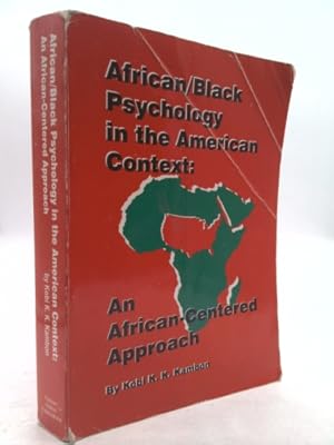 Bild des Verkufers fr African-Black Psychology in the American Context: An African-Centered Approach zum Verkauf von ThriftBooksVintage